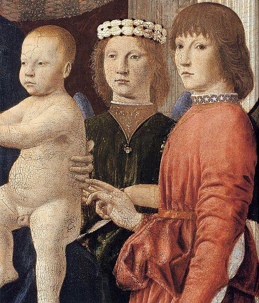 Piero della Francesca Madonna and Child Attended by Angels China oil painting art